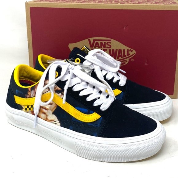 VANS Skate Old Skool Bruce Lee Shoes Low Black Women's Suede Canvas VN0A5FCBY23 - Picture 3 of 10